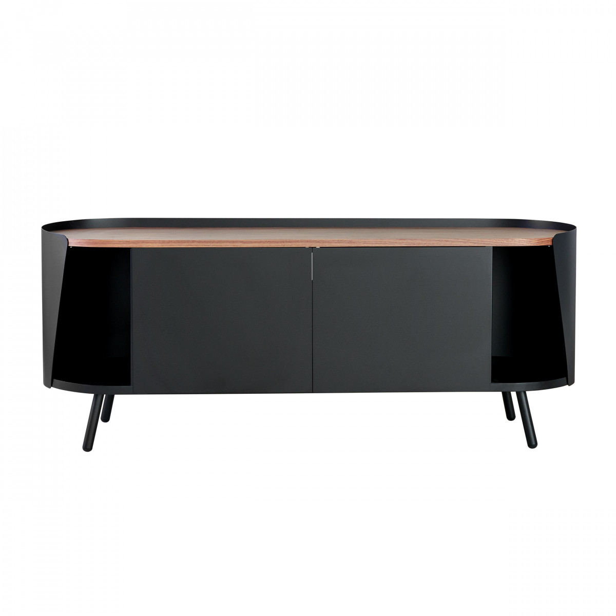 Armand TV Cabinet Walnut wood - Résistub Productions