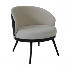 Fauteuil Lili Club - Bois de rose 1879