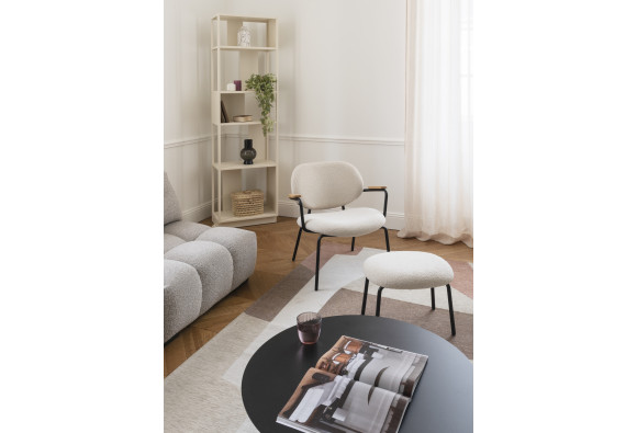 Fauteuil Clam Lounge accoudoirs