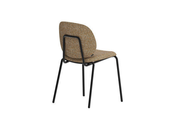 Chaise Clam accoudoirs