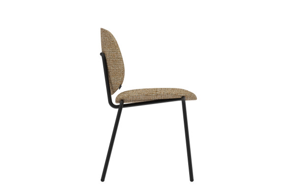 Chaise Clam accoudoirs