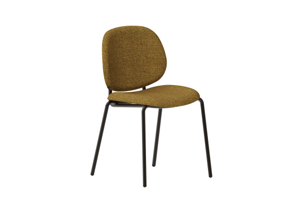 Chaise Clam accoudoirs