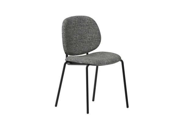 Chaise Clam accoudoirs