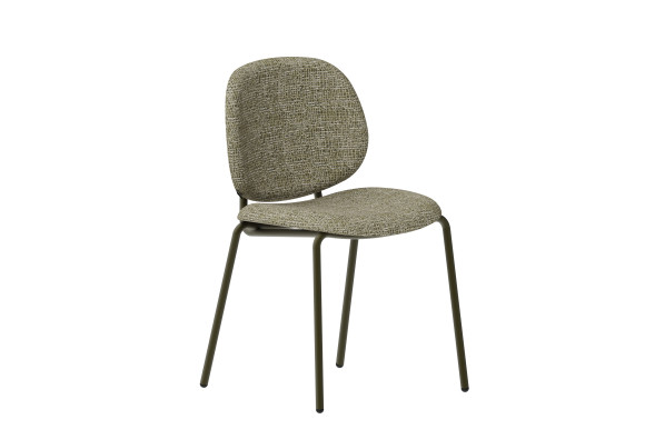 Chaise Clam accoudoirs