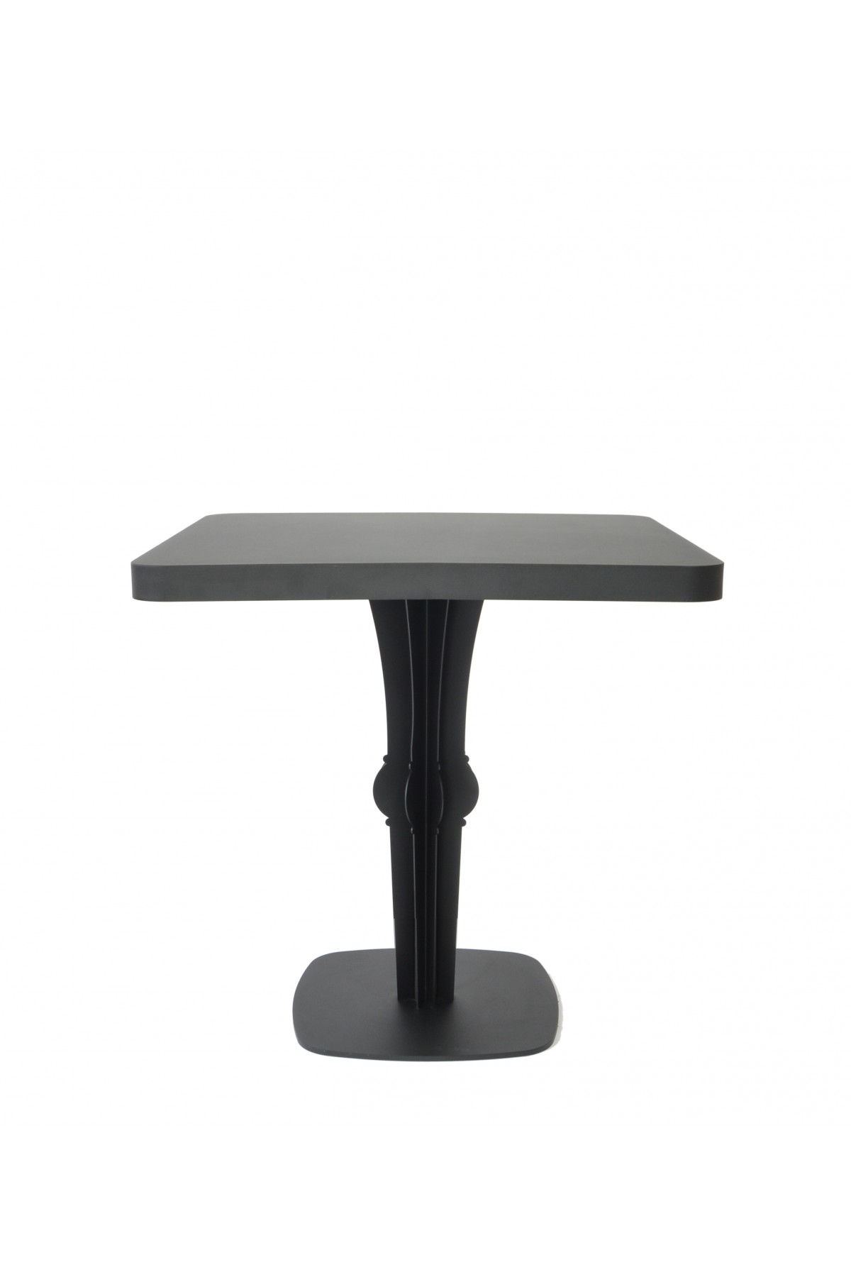 Round square table metal steel